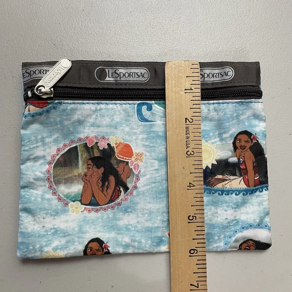 LeSportsac Disney Moana Waverider Mini Bag‎ Makeup Cosmetic Pouch Bag B24